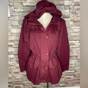 Mix Matchy casual safari anorak utility lightweight jacket with adjustable waist